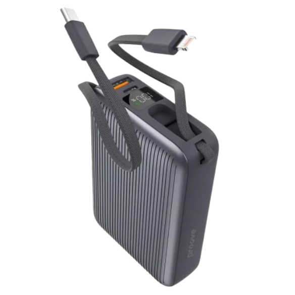 Портативний зарядний пристрій Proove Moon Rock 20000mAh 22.5W Gray